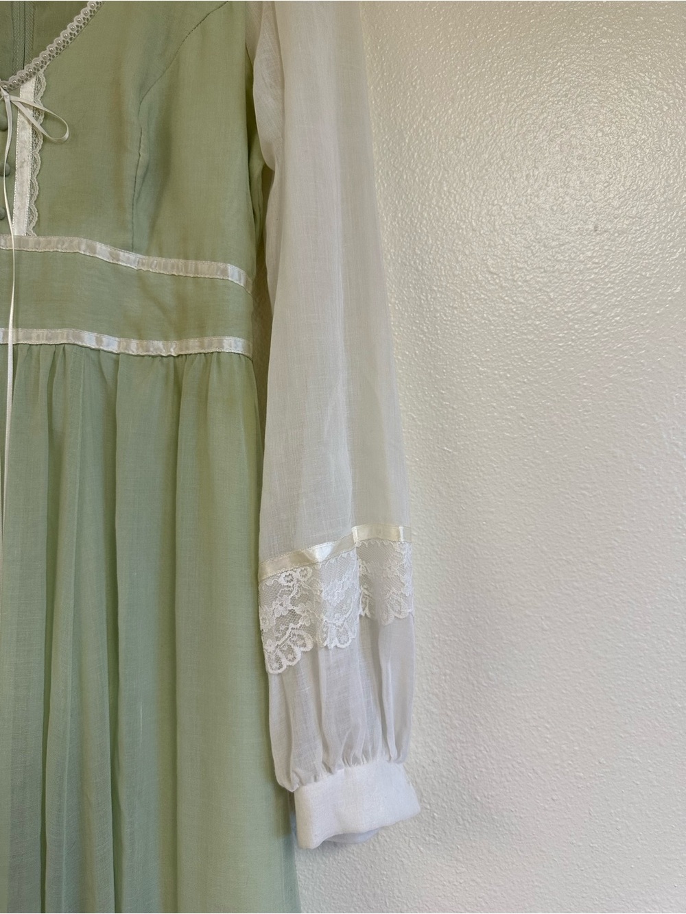 Vintage Gunne Sax By Jessica Green Maxi Dress - Picture 3 of 7